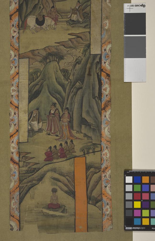 图片[4]-banner; painting; 幡(Chinese); 繪畫(Chinese) BM-1919-0101-0.97-China Archive